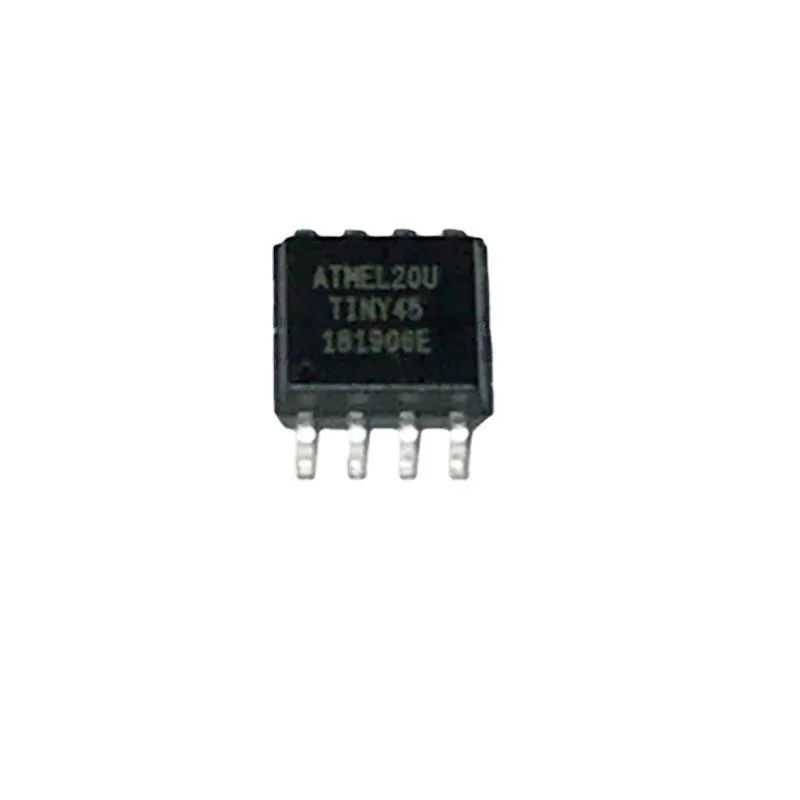 ATTINY45 100% Original ATTINY45-20SU SOP8 8-bit Microcontrollers MCU 4kB Flash 0.256kB EEPROM 6 I/O Pins