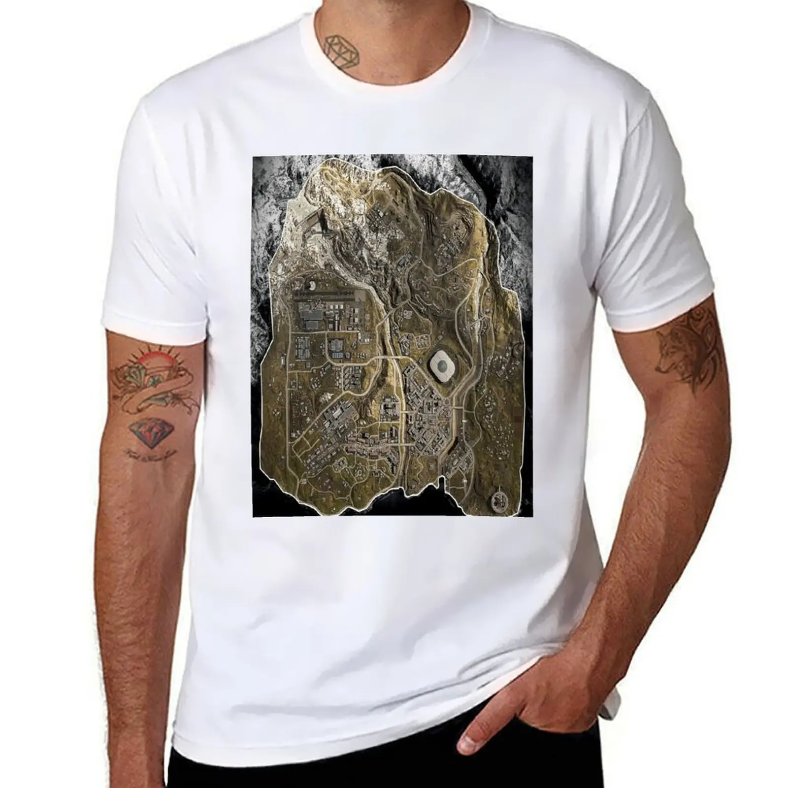 

Verdansk Map - Rebirth Map T-Shirt man t shirt luxury t shirts for man pack cotton T-Shirt