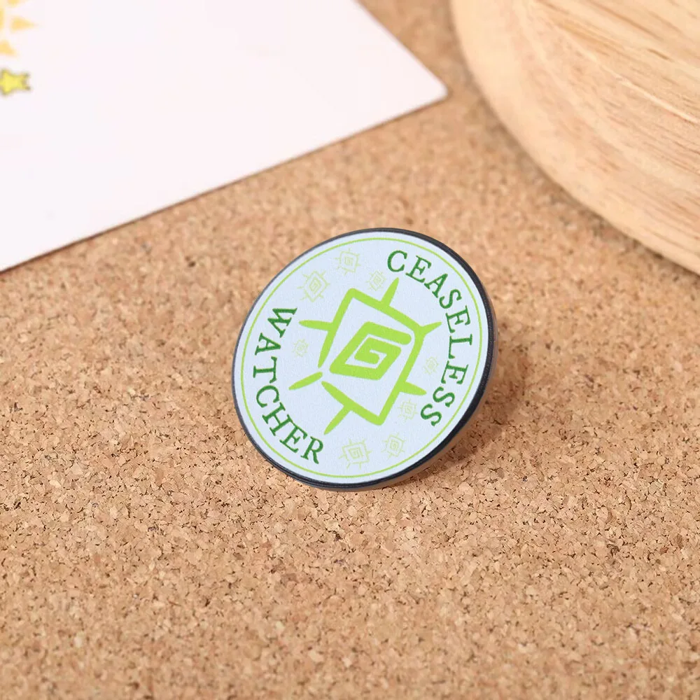 The Magnus Archives Emaille-Pin „Unaufhörliches Beobachterauge“-Abzeichen TMA Horror-Podcast Schmuckgeschenk für Fans Cosplay Anstecknadel Accessoire – Detail 10