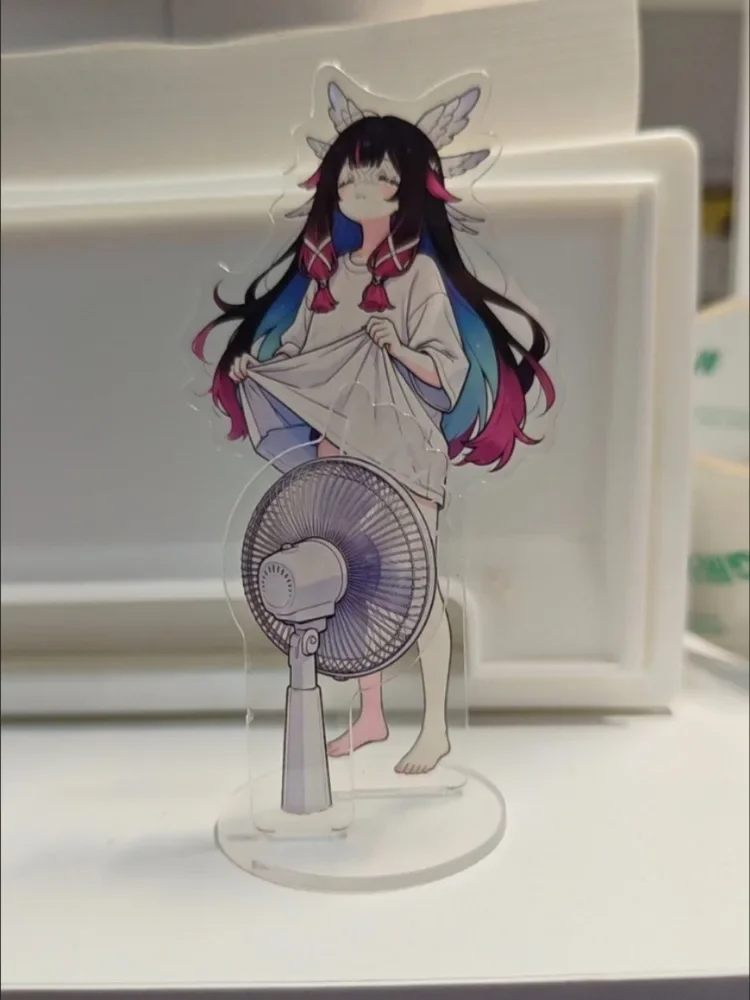 Anime Genshin Impact Damselette Columbina Two Insertion Acrylic Figure Stand Model Plate DIY Desk Decor Standing Sign Ornaments