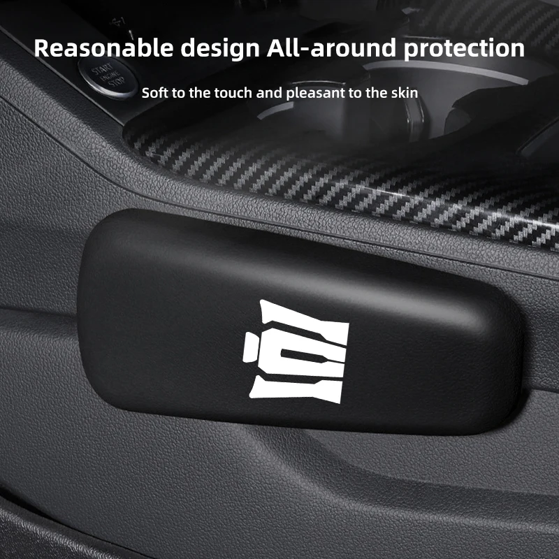 

Car Knee Rest Pad Door Central Console Side Protective Mat For Toyota Crown Supra Aygo Prado RAV4 Hilux Yaris Corolla 4Runner Ca