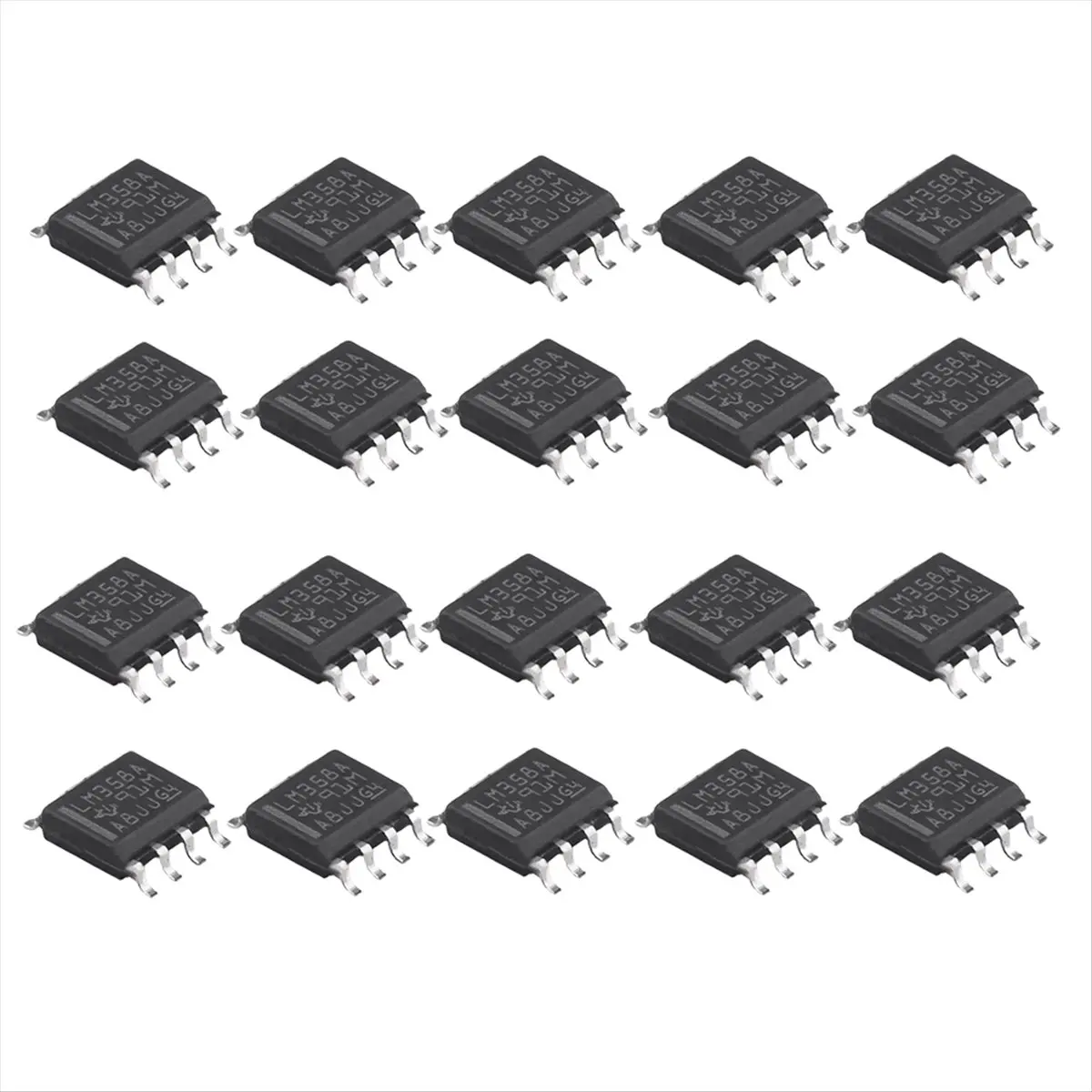 A10I 20PCS LM358A LM358ADR Chip LM358A SOP-8 Chip Dual-Channel Operational Amplifier Chip