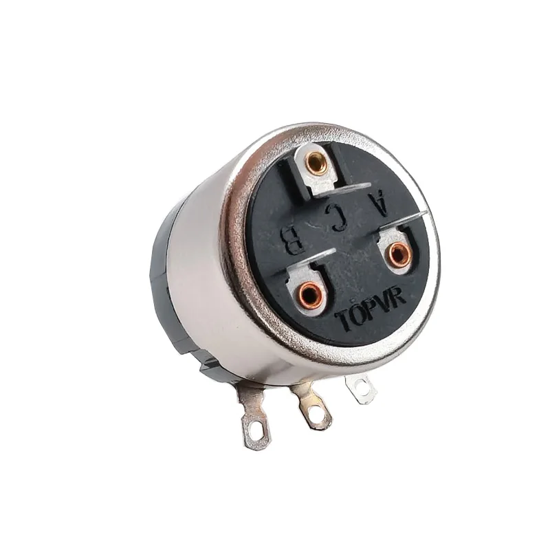 1PC TOPVR RV24 ME 20S Precision Trimmer Potentiometer B502 B103  5K 10K Adjustable Resistor with Switch 20mm Round Shaft