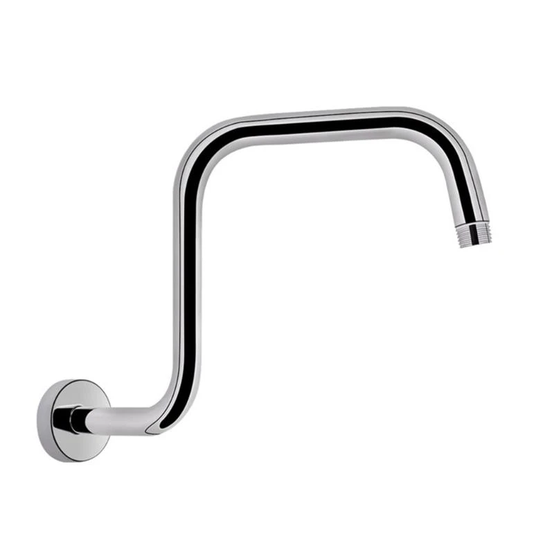 

Gooseneck Shower Head Risers Steel Extension Arm Simple Installation for Bathroom