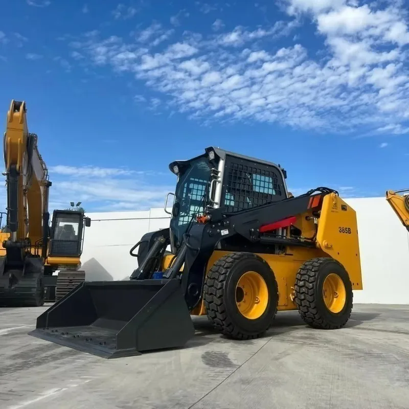 Free Shipping Mini Skid Steer Diesel Loader Cheap 2000kg Wheel Loader Minicargador Ce Epa Engine Compact Skid Steer Loader Truck view 5