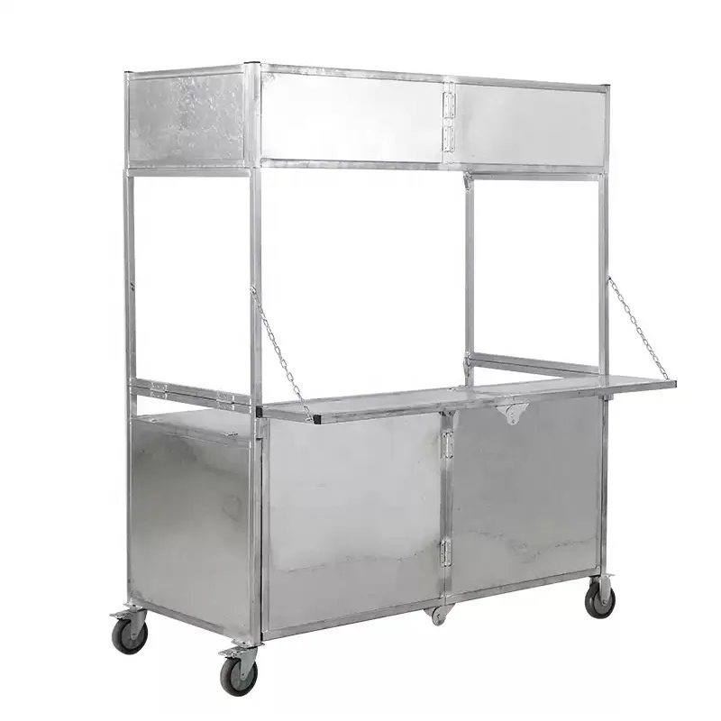 

Three-wheeled freezer foldable food cart three-wheeled coffee juice cart ice cream promotional bike