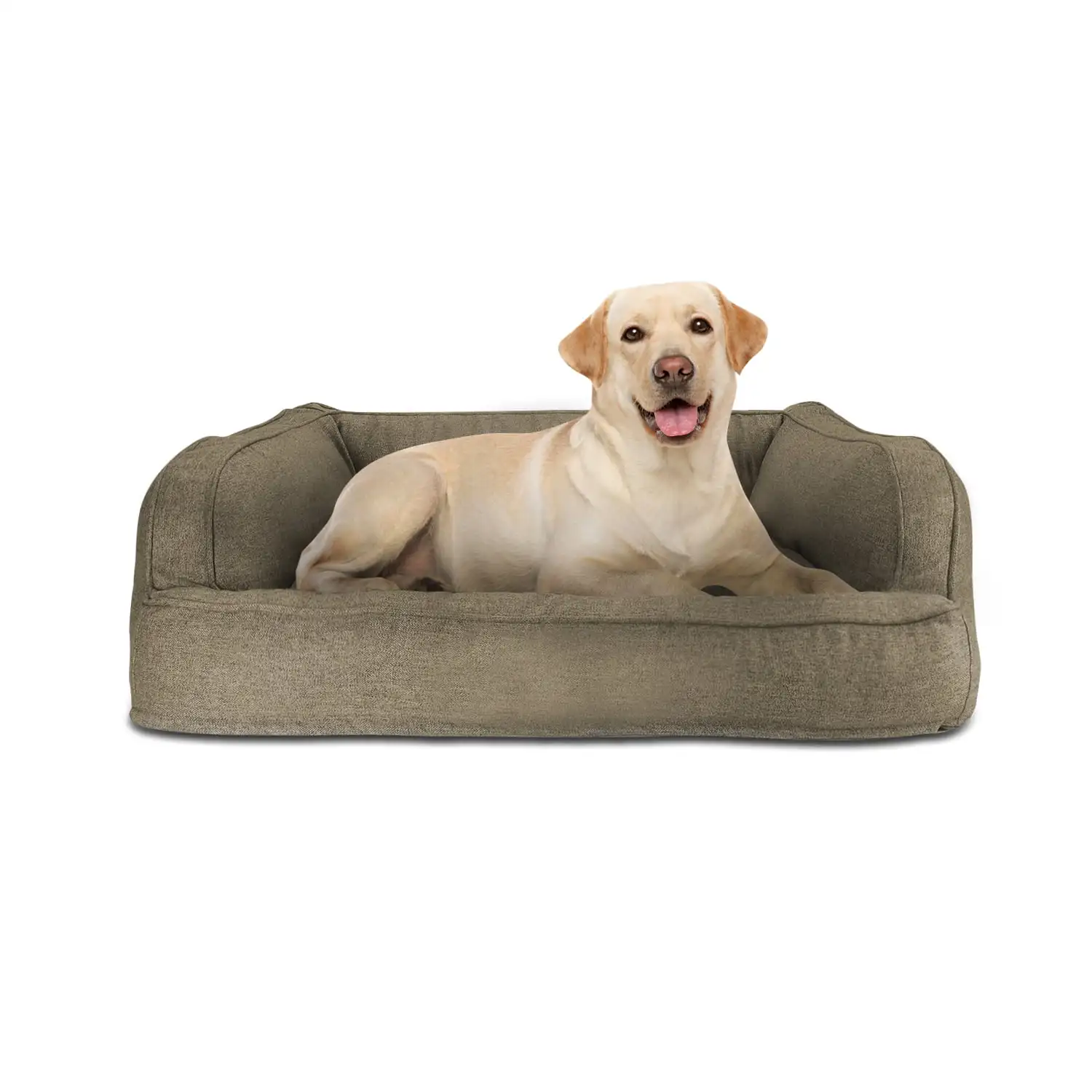 

Arlee Sofa Couch Pet Dog Bed - Chew Resistant - Memory Foam - Large/Extra Large (Choose Your Color)