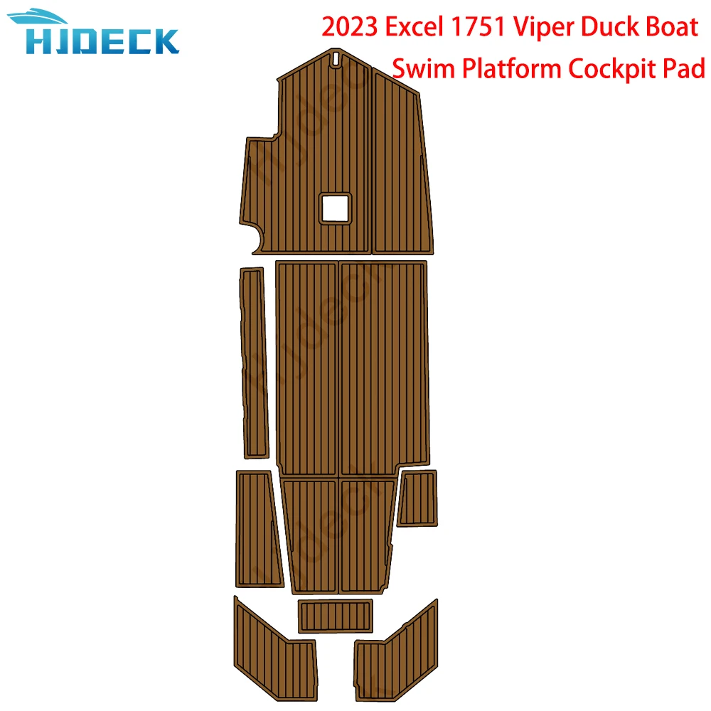 

Excel 1751 Viper Duck Boat Yacht Boat Accessories Marine EVA Foam Flooring Traction Mats Self-Adhesive Non-Slip Customizable