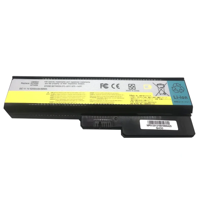 Imagem -02 - Bateria do Portátil da Pilha do Lmdtk6 Ajuste para Lenovo G430 G450 G455a G530 G550 L08s6c02 Lo806d01 L08l6c02 L08l6y02 L08n6y02 Novo