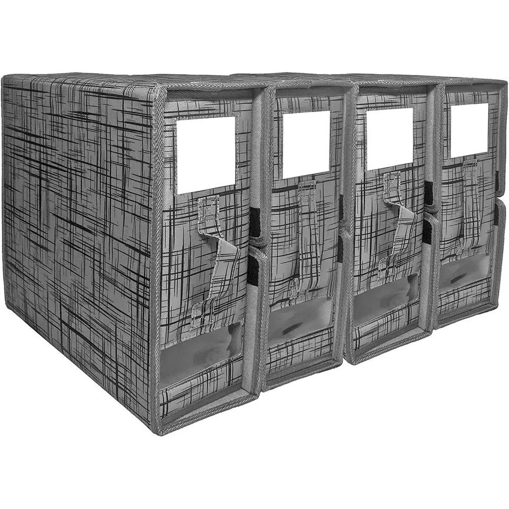 

Складные органайзеры для простыней, ящики для хранения белья с ручками, контейнеры для хранения под кроватью для одеял и комплектов постельного белья