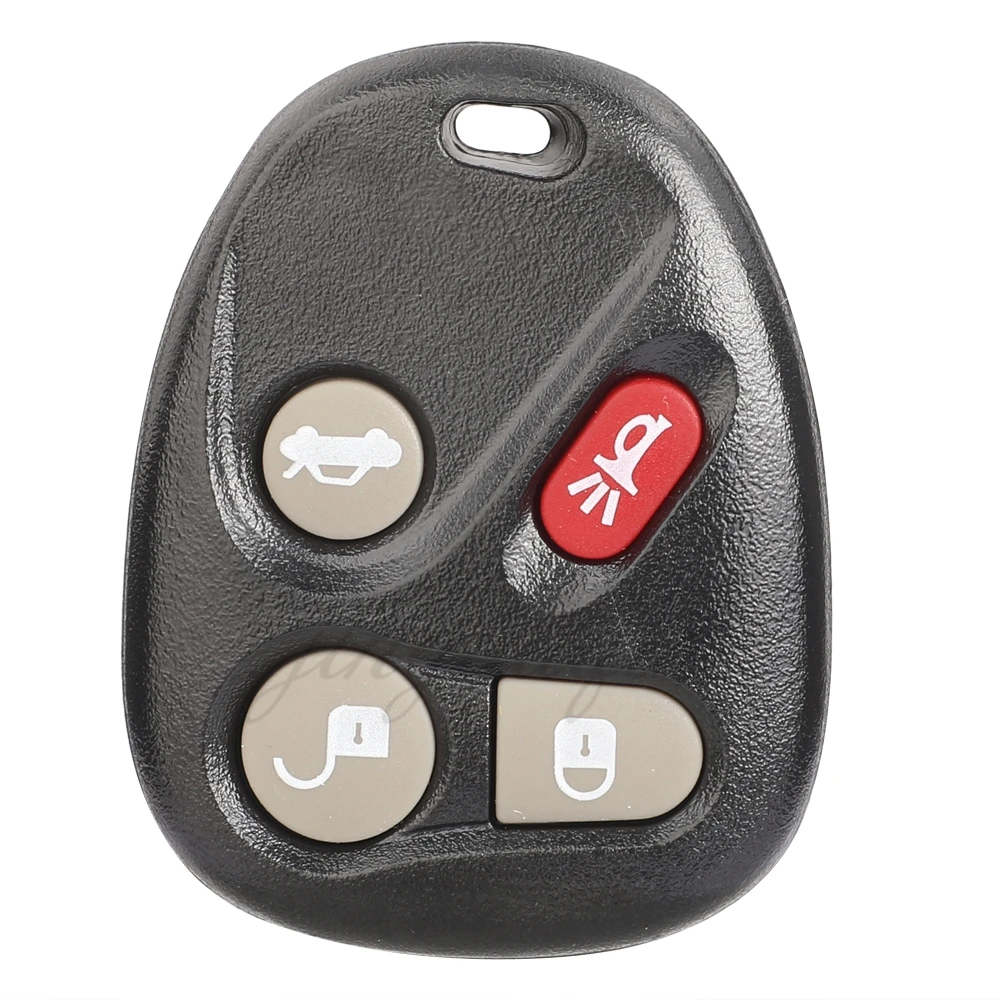 Jingyuqin 10pcs 4B Smart Remote Car Key Fob Shell For Buick 2003-2007 Chevrolet Trailblazer GMC Keyless With Battery Holder
