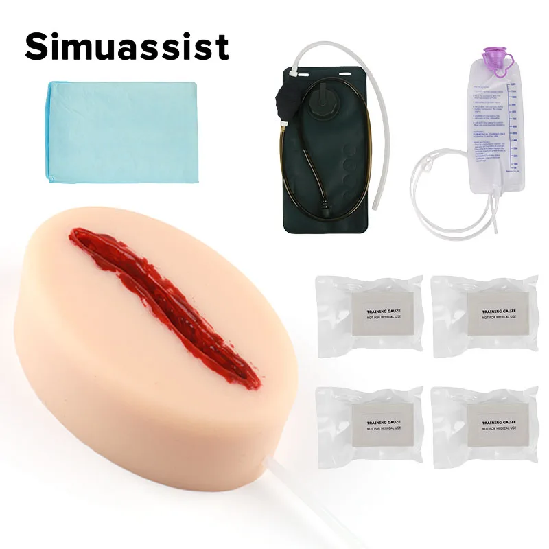 Laceration Wound Packing Trainer Kit Stop The Bleed Training Kit Bleed Control Kit for First Aid Trainer
