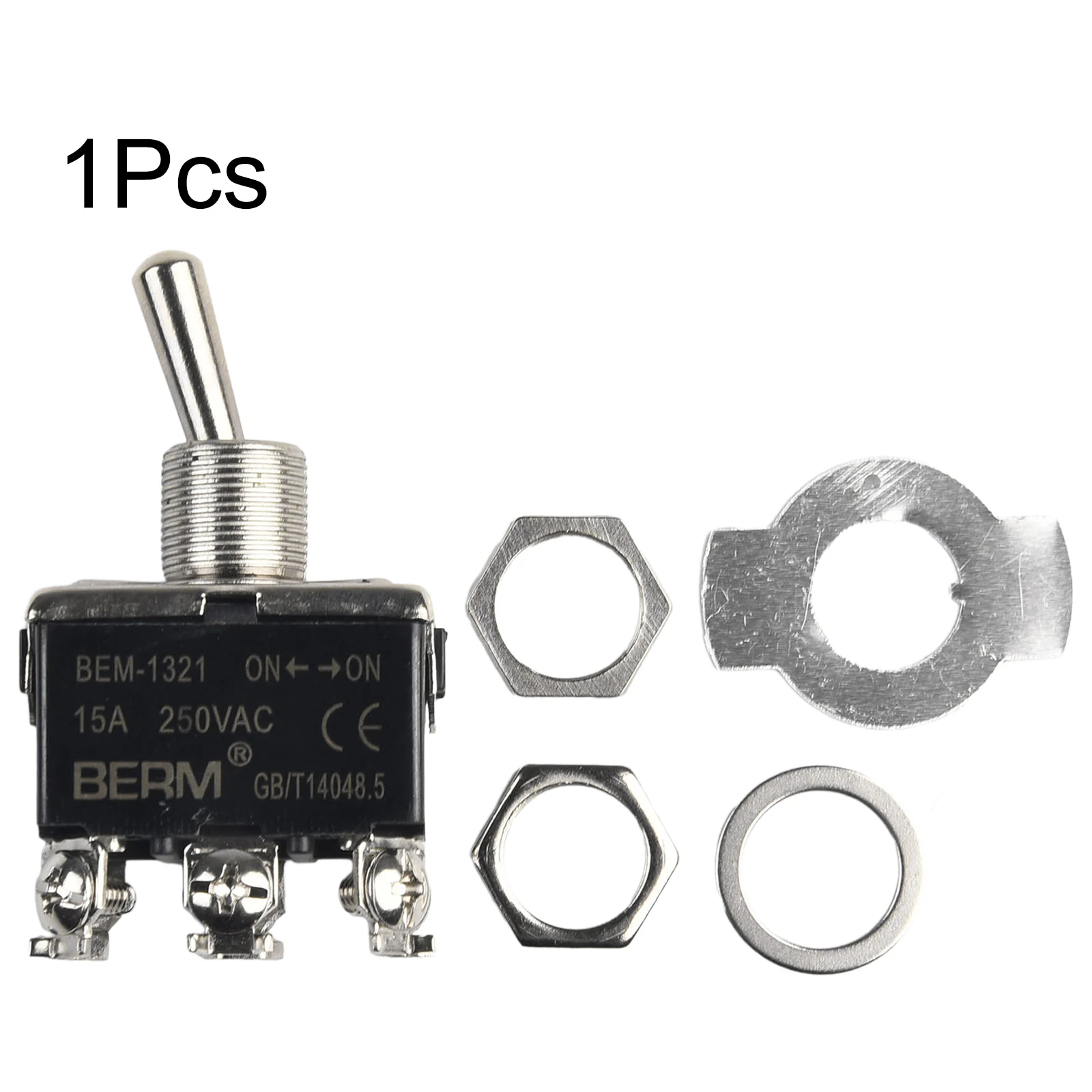 12V Car for toggle Switch Double Pole Metal On//On Center with Screw Terminal and Circular Fixing Hole 12V Car