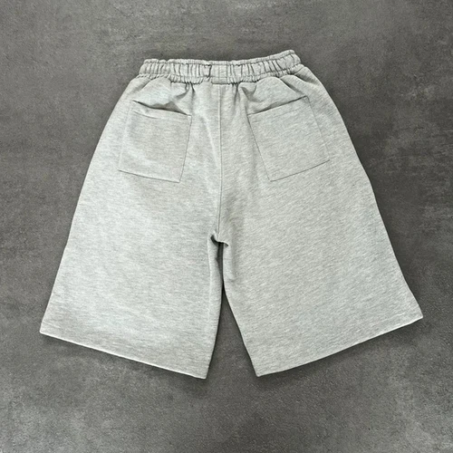 Imagen 2 del producto Pantalones de cinco cuartos sueltos rectos de ocio deportivos bordados con patrón de moda de verano para hombres - Nueva tendencia americana