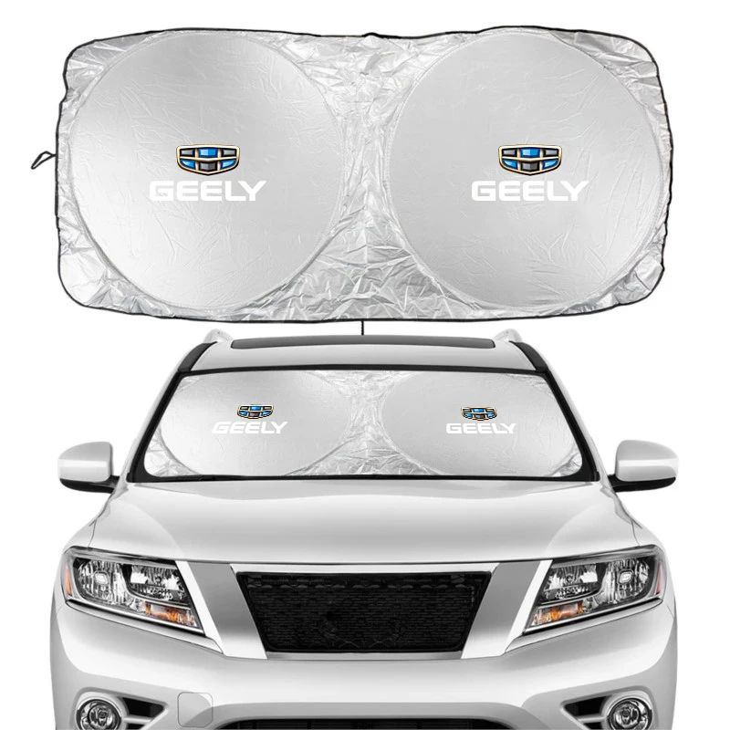 

Car windshield awning covered with sun UV protection front window awning auto For Geely Geometry C Coolray GX3 LC Panda Emgrand