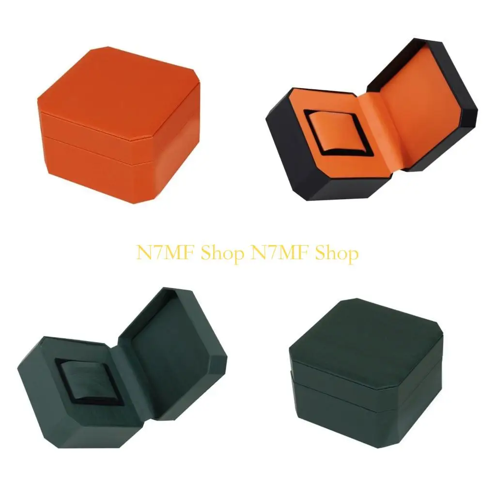 

N7MF Watch Storage Box Watch Case Watch Jewelry PU Material for Watch
