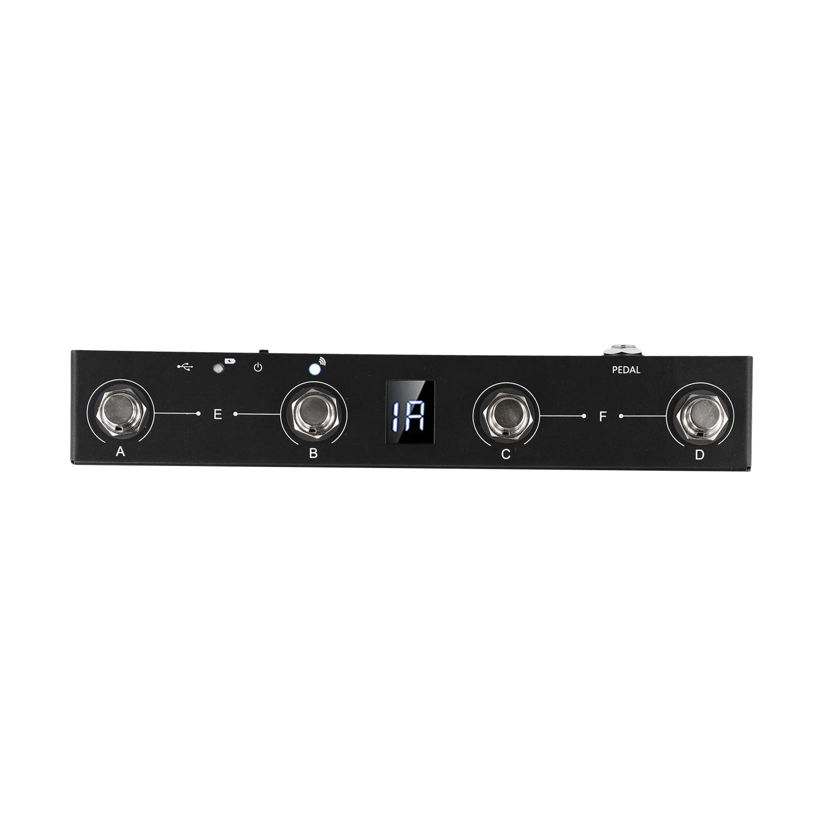 Live Performances Rechargeable Footswitch Pedal Multi-functional Capabilities Extended Battery Life High Compatibility