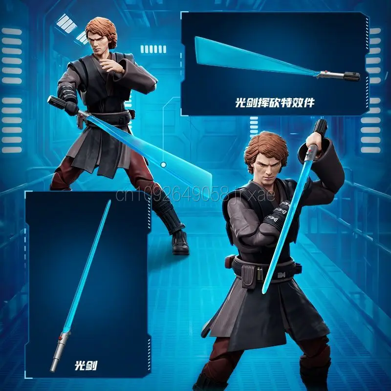 Blokees Star Wars Champion Class Anakin Skywalker & Clone Troopers Action Figures Assembled Model Toys Kit Collectible Doll
