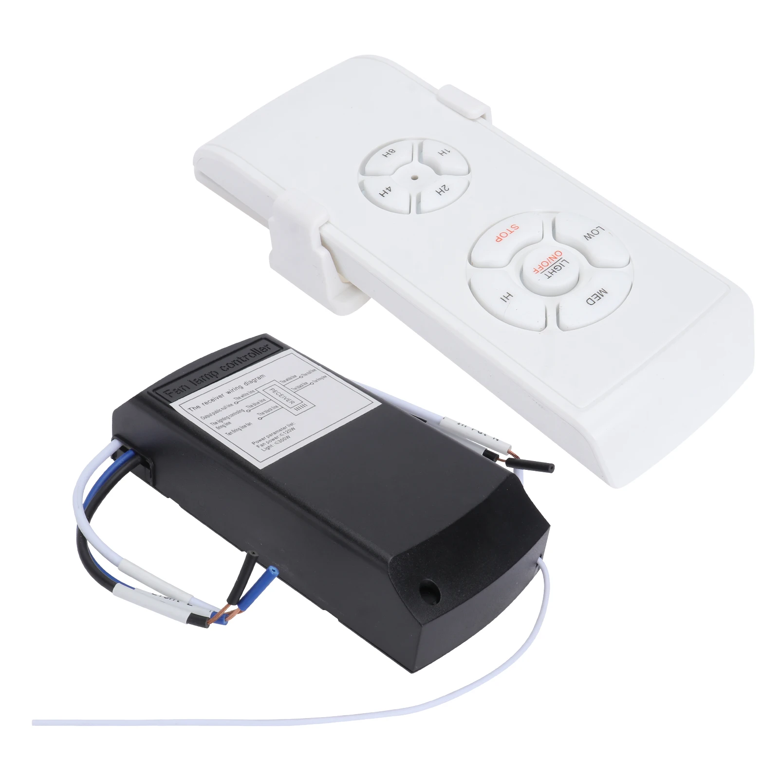 

Контроллер для лампы вентилятора, универсальный комплект с дистанционным управлением для потолочного вентилятора, Беспроводной интеллектуальный таймер, без аккумулятора, 1 шт.