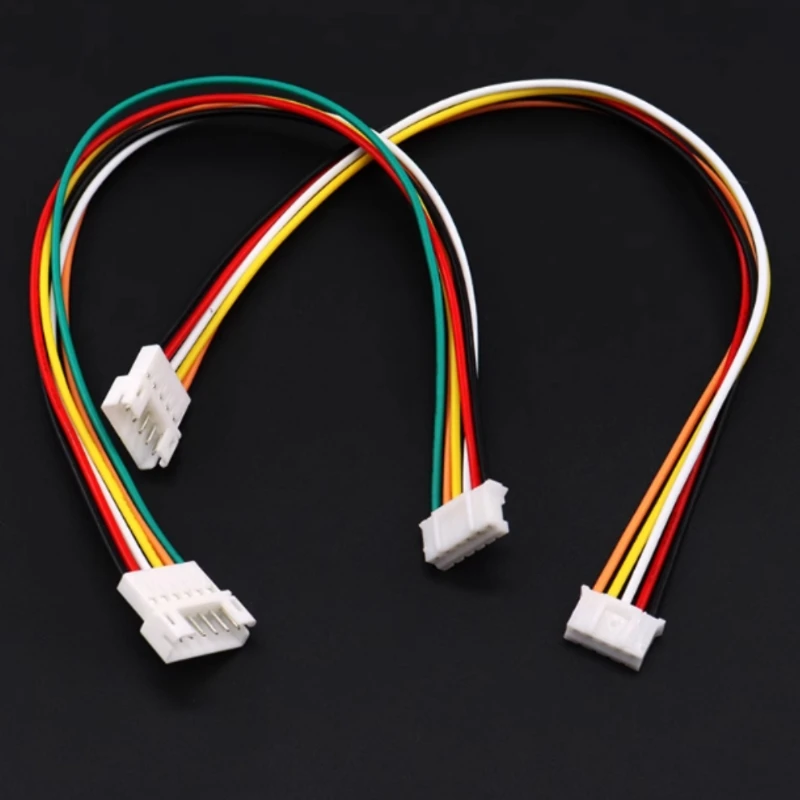 2pcs JST PH2.0 Extension Line 2/3/4/5/6Pin PH 2.0mm Male To Female Connector with Cable Length 10/20/30cm 26AWG