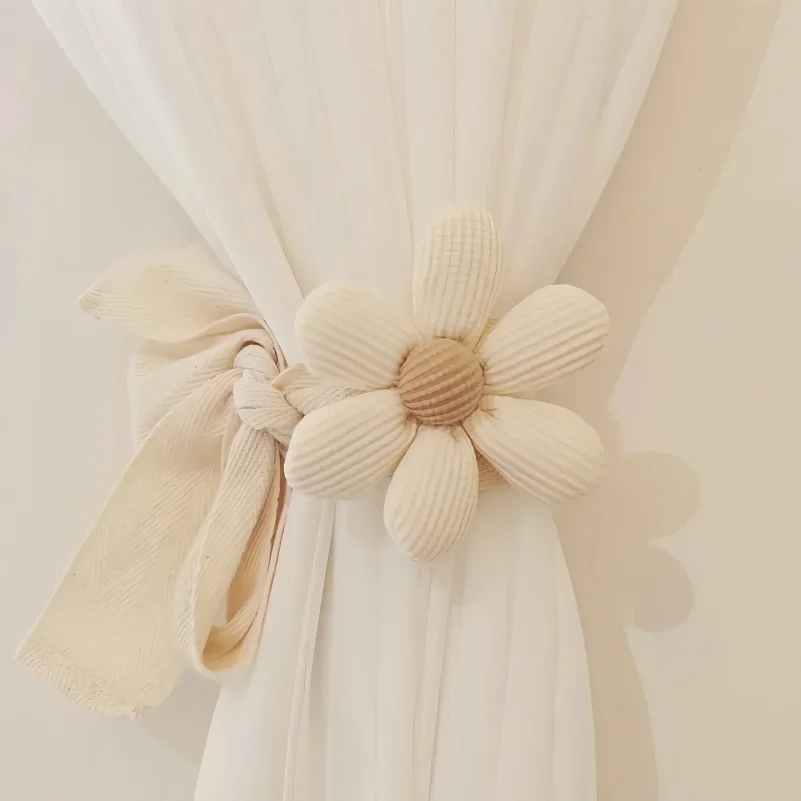Ins Flowers Curtains Holder  Room Curtain Tieback Tie room Decor Buckle for Curtains Barra Cortinas Dormitorios Embrasse Rideau