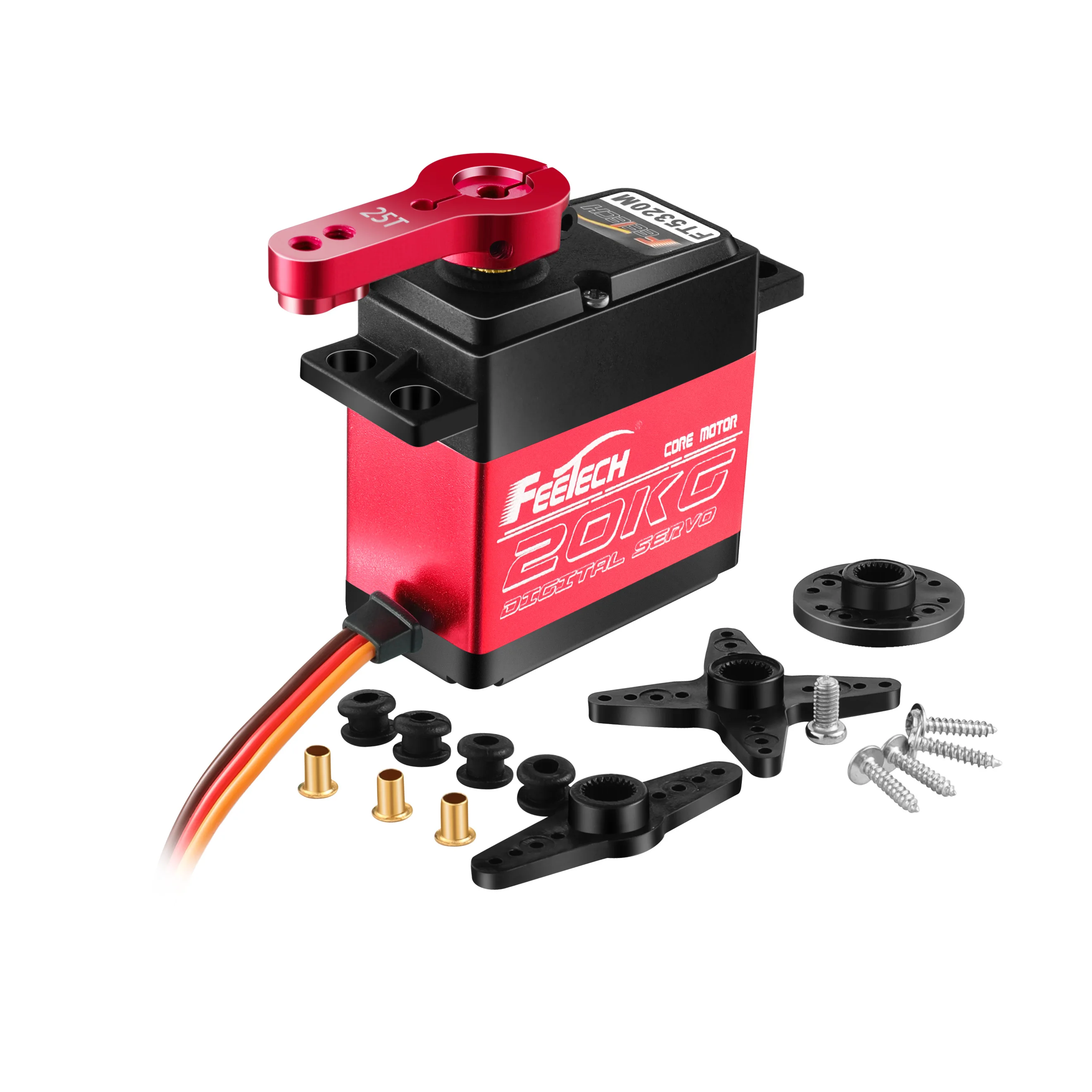 カスタマイズ可能な 20 キロコアモーターメタルギア 180 Dergree デジタルサーボ Rc ロボットアーム/タミヤミニ 4wd Scx24 おもちゃの車