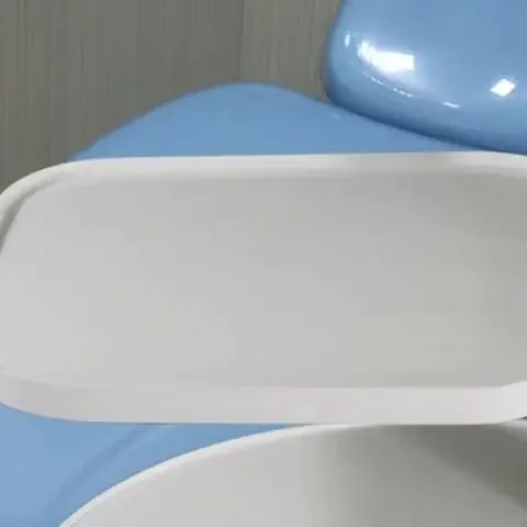 Dental Chair Scaler Tray Plastic Post Mounted Shelf Dentist Chair Accessories Dentistry Consumables Dentistry Equipment