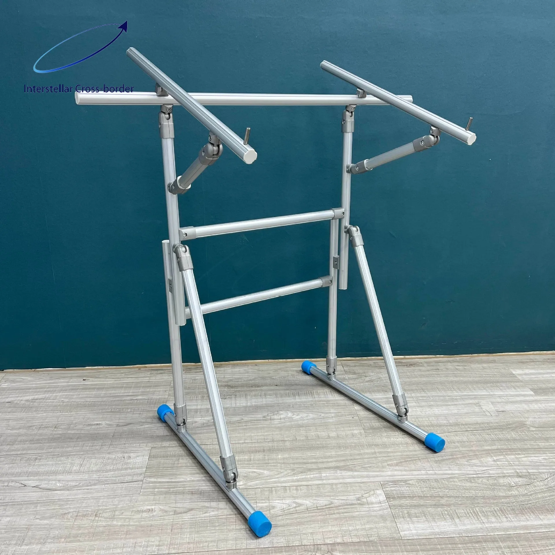 

Adjustable Height Aluminum Embroidery Stand Floor Frame for Cross Stitch No Hoop High Quality Durable Home Craft Tool