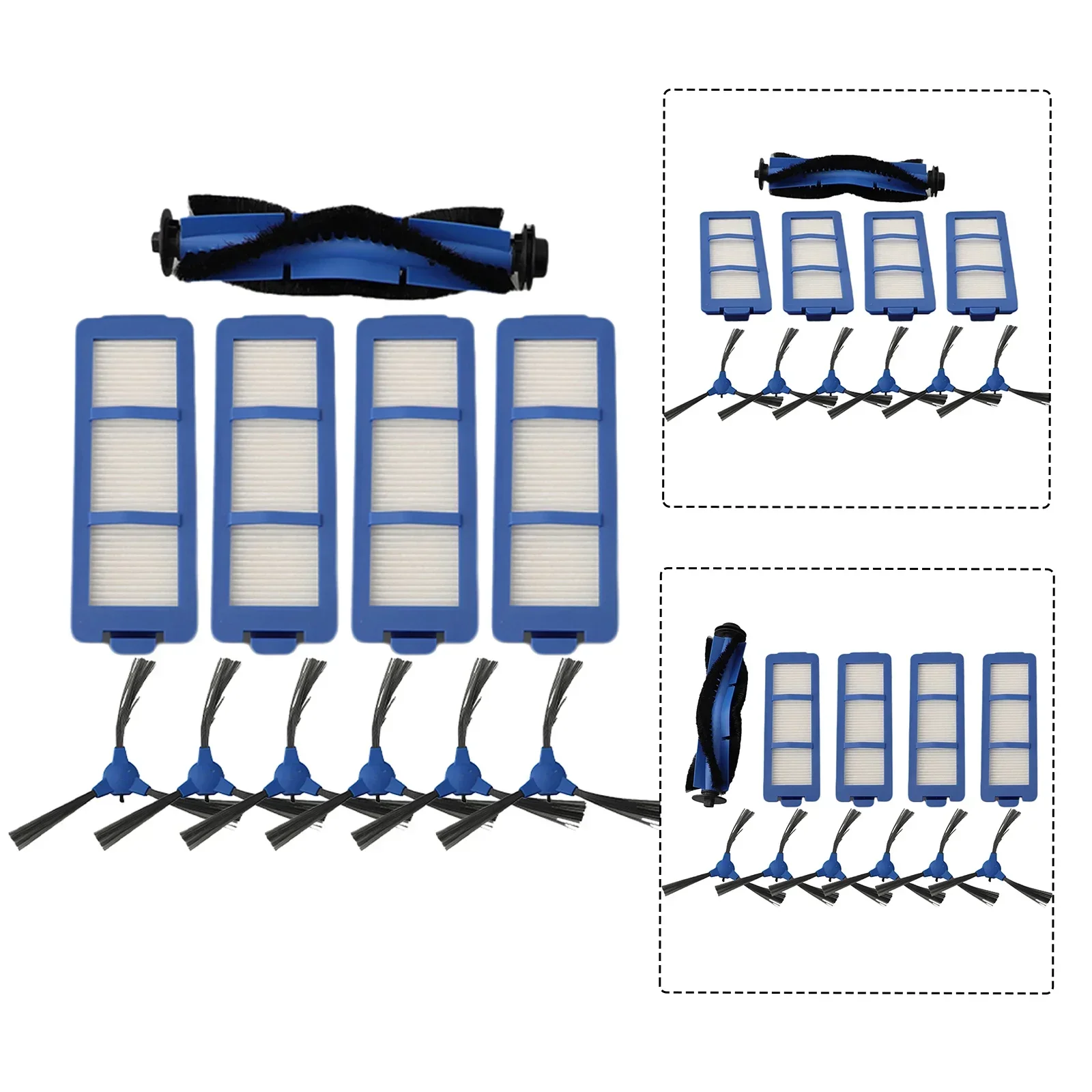 Ensure Long Lasting Cleaning Performance with this Replacement Parts Set for For RoboVac Mian Brush Side Brush Filters