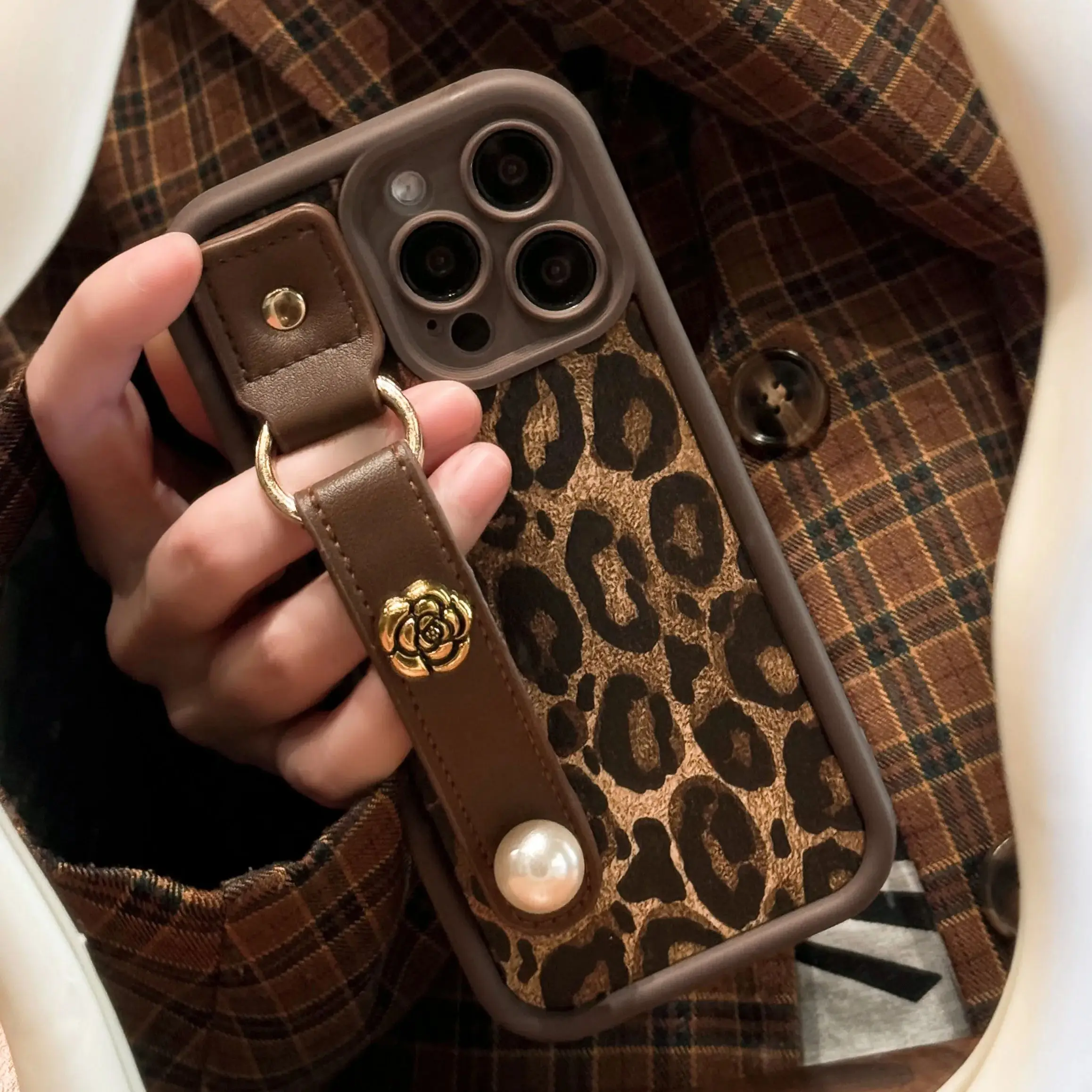 Fashion Brown Leopard Pattern Phone Case For OnePlus 12 12R 11 11R 10R 8T Nord CE 2 3 4 Lite 5G Soft Silicone TPU Back Cover