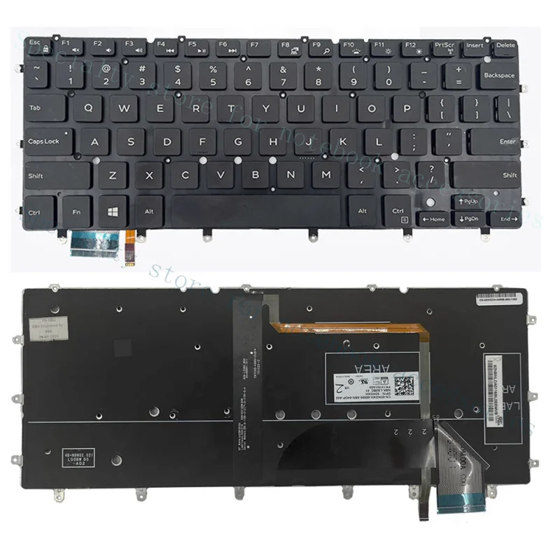 A+ FOR Dell XPS 13 9343 9350 9360 7547 7548 P54G P41F Notebook Keyboard