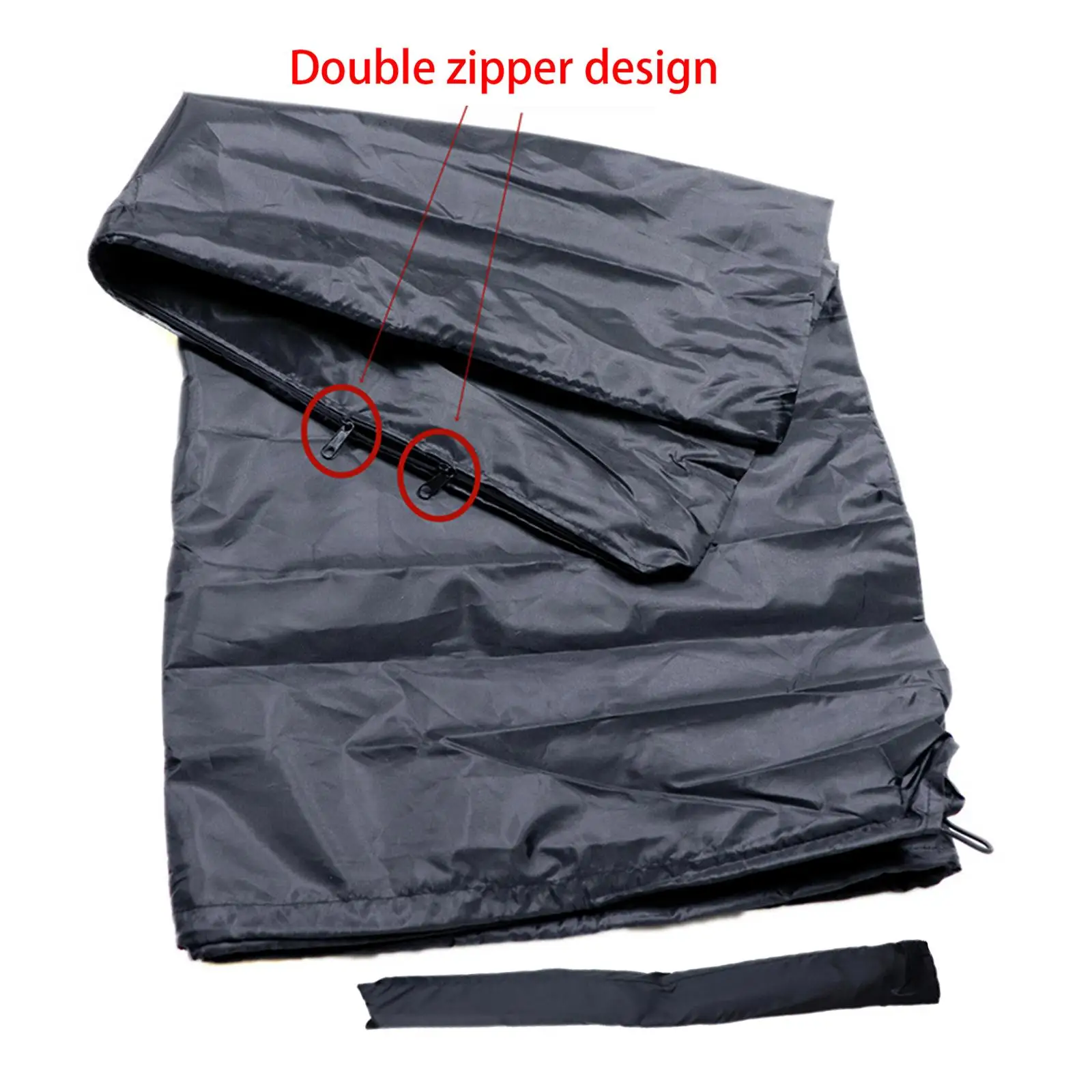 Folding Bike Cover Bicycle Protective Cover Carry Bag Transport Cover for Public Transportation