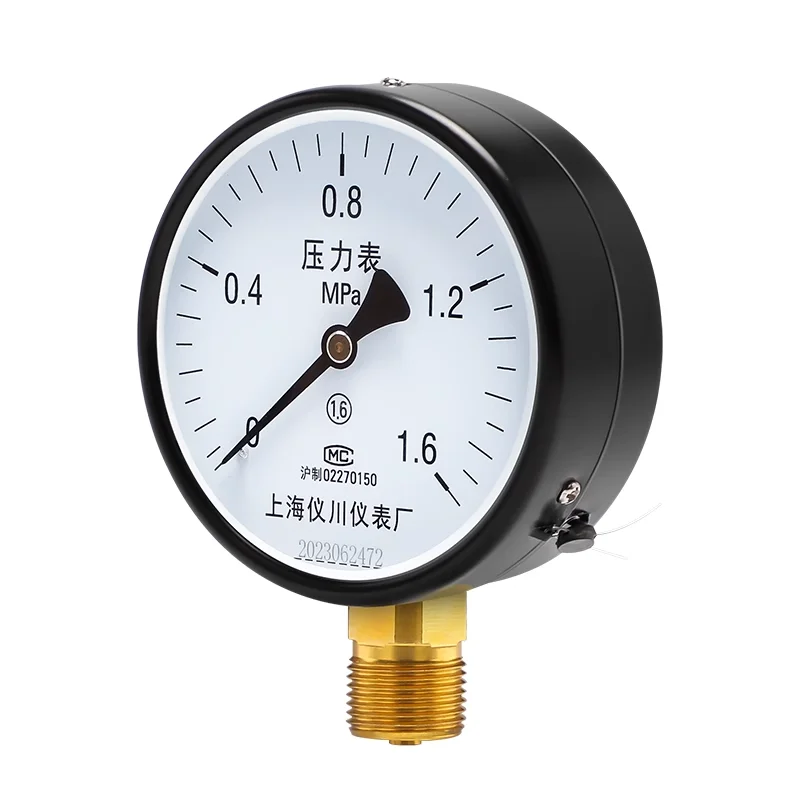 Instrument Factory Pressure Gauge Y100 Air Pressure Vacuum Water Negative Pressure Hydraulic