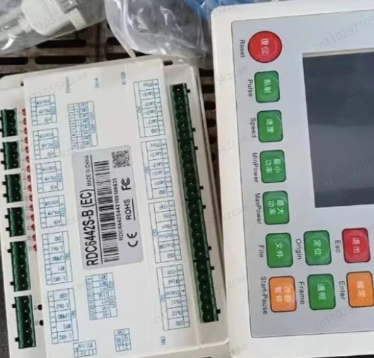 

Панель управления и основная плата RDC6442S для гравировальных и режущих станков, лазерный контроллер Ruida с ЖК-дисплеем 3,5 дюйма