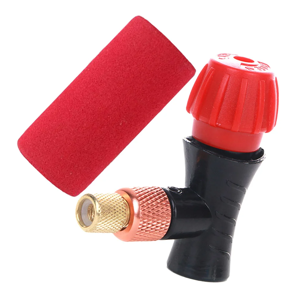 

2pcs Tire Inflator Head 3/8-Thread Dual Use American French Valves Car Bike Air Chuck Replacement Nozzle For Automotive