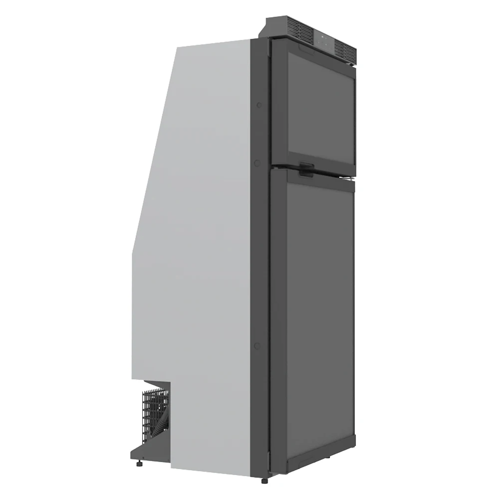 

Dual Zone DC12V/24V Battery Operated Caravan Fridge Built-In Refrigerator for Motorhome Travel Trailer