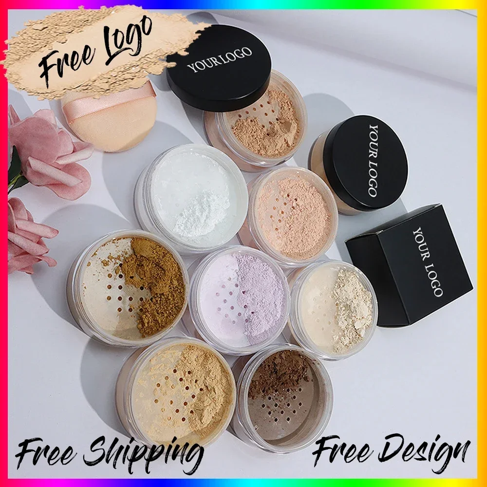 Makeup Setting Powder Private Label Waterproof Oil Control Loose Powder Light Texture Custom Logo