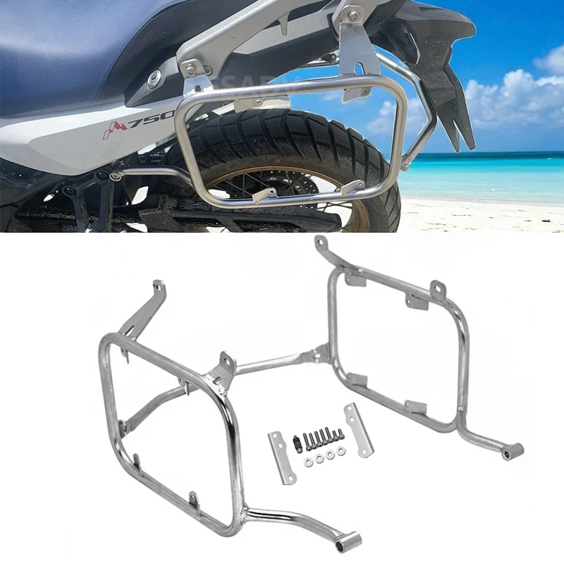 Stainless Steel Motorcycle Pannier Rack Side Saddlebag Bracket Pannier For HONDA XL750 XL 750 TRANSALP 750 2023 2024 2025 2026