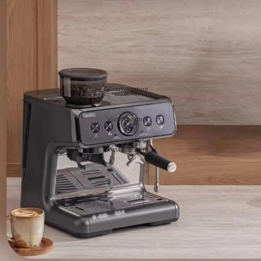 

Hot Upgraded Semi-automatic Multifunctional Grinding and Extraction Coffee Machine Espresso Machine with Milk Frother
