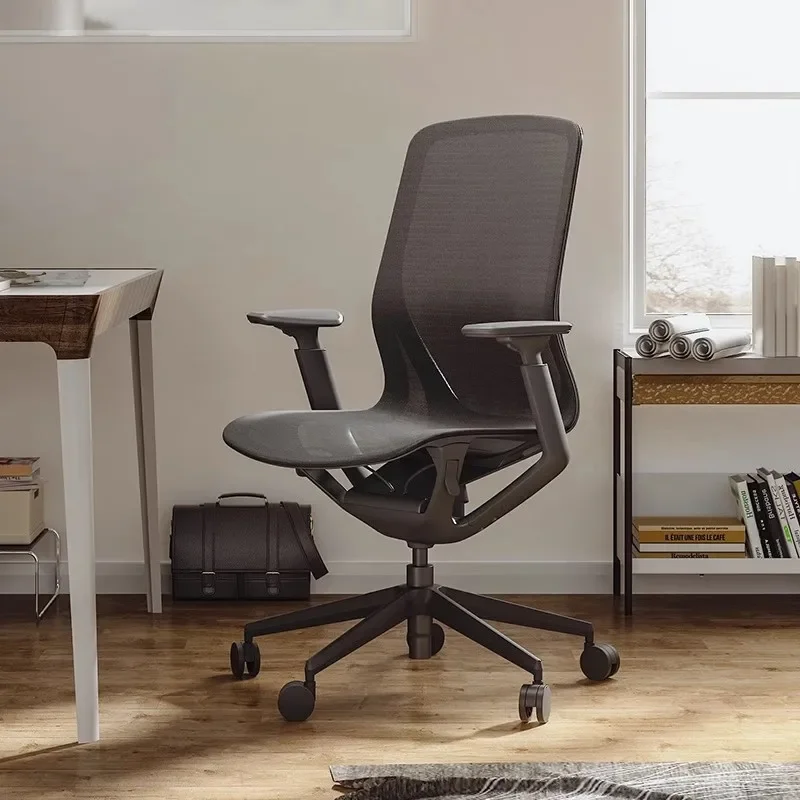 Engineering computer chair sedentary home chair e-sports high backrest office chair simple