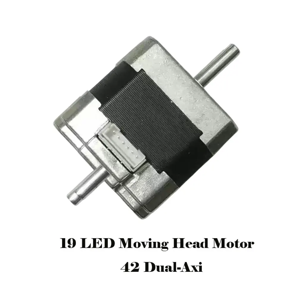 

Stepper Motor 42 39 57 60 for LED Beam Moving Head Light, XY Axis Fousing Color Gobo Motor Repair Replacement Parts for DJ Stage