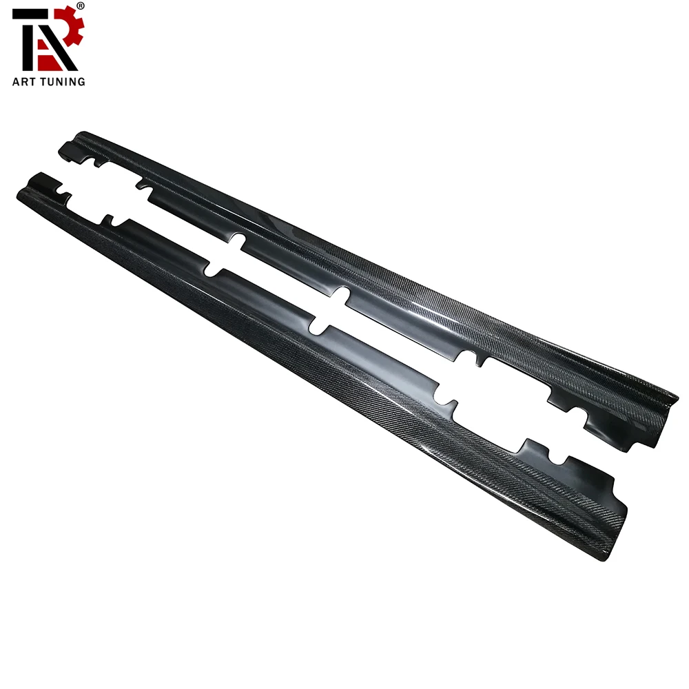 Real Carbon Fiber Side Skirts for New W117 CLA45 For AMG