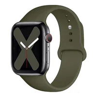 Correa deportiva para Apple watch, pulsera de silicona de 44mm, 45mm, 42mm, 40mm, 41mm, iwatch series 9, 7, 8, SE, 6, 5, 4, 3, Ultra 2, 49mm