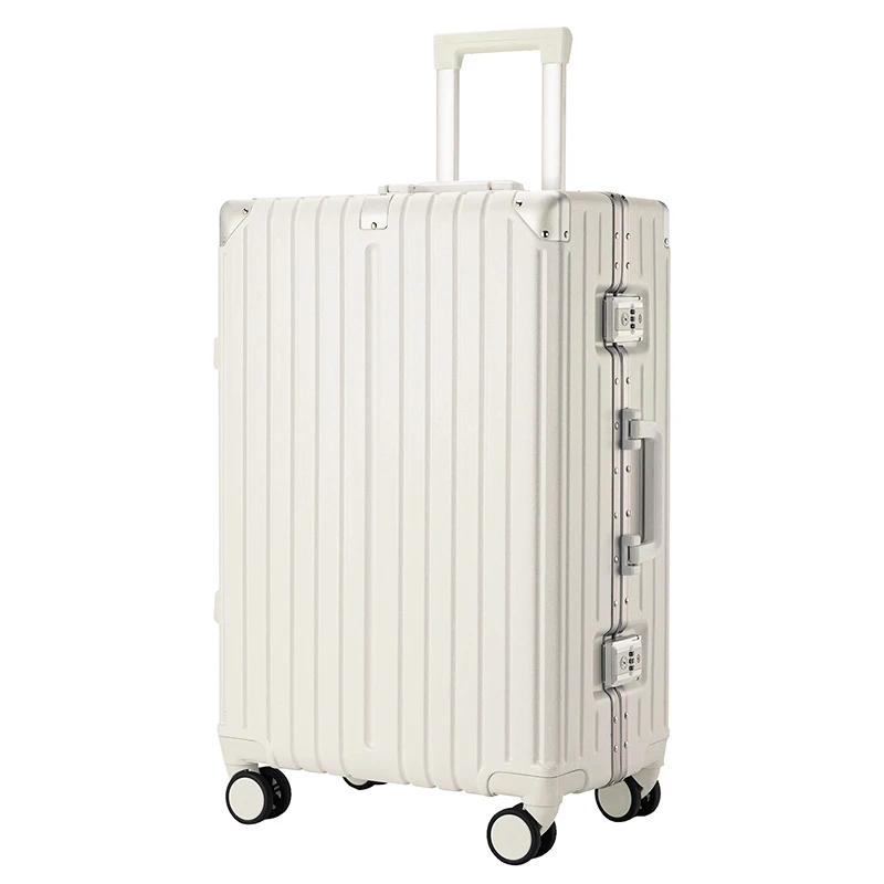 

Mute Shockproof Universal Wheel Luggage High-Grade Trolley Travel Password Leather Case