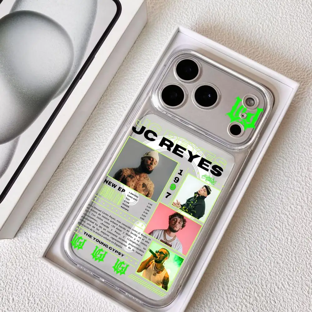Rapper JC r-REYES Tour Phone Case For iPhone 17 16 15 14 13 12 Pro Max Plus Magnetic Clear Case Slim Wireless Charging