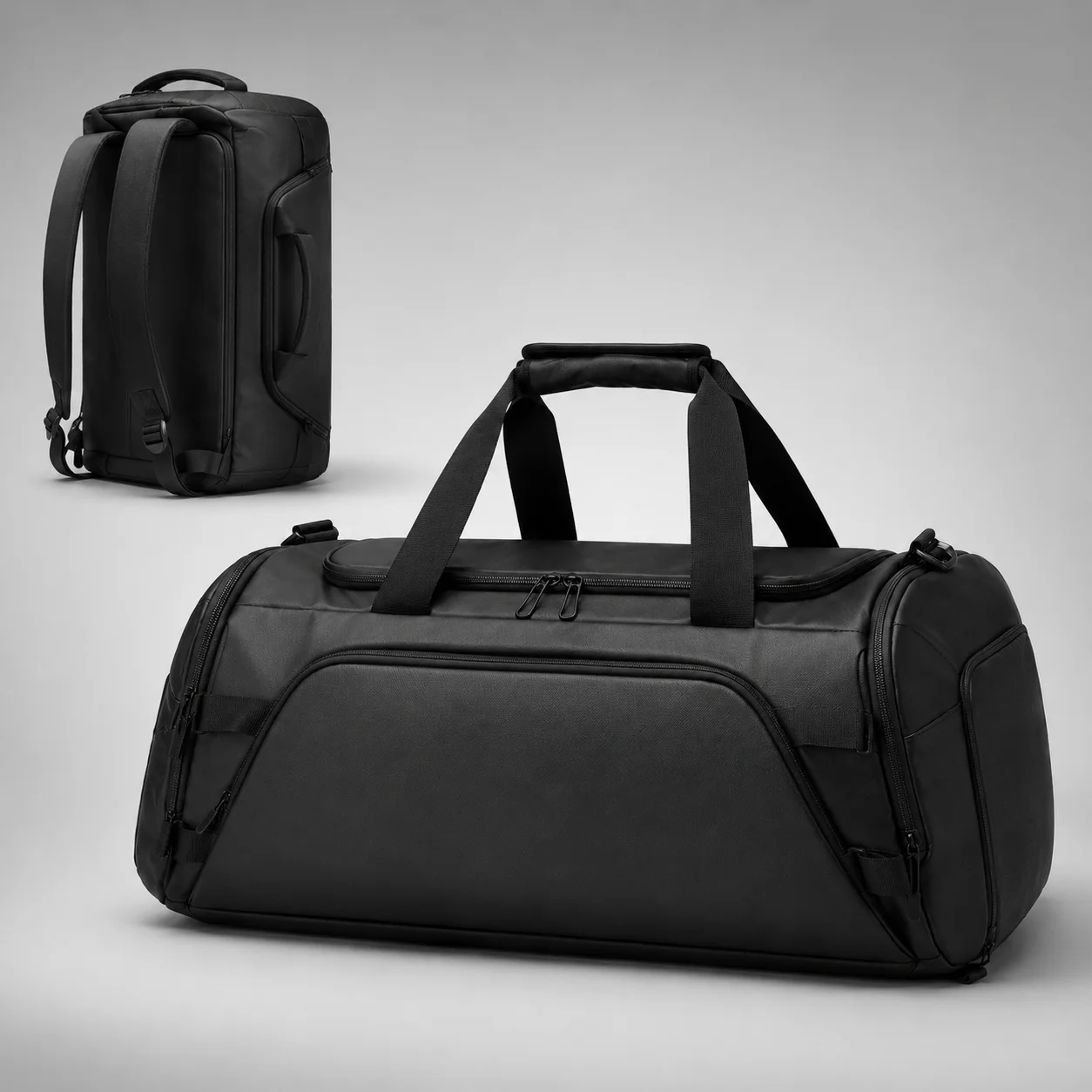 Motorbike Backpack Duffel Bag Water Resistant Large Capacity Riding Travel Bag Wet Dry Compartment Convertible Outdoor Pack