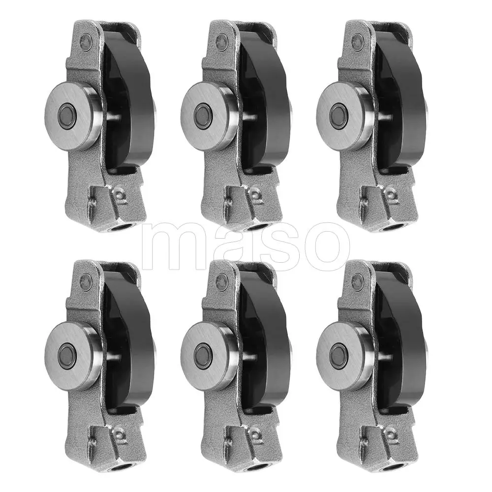 6-Piece Valve Rocker Arm Set For Chrysler Pacifica Voyager Jeep Wrangler Dodge Durango Ram ProMaster 6 Cyl 3.6L 5047896AD