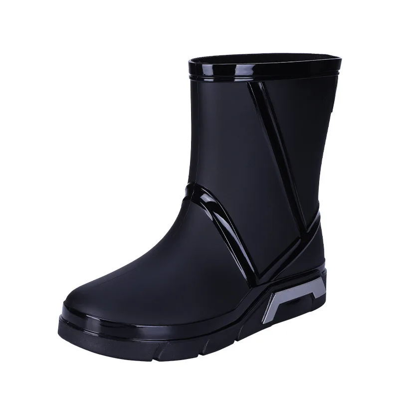 

Men's Rain Boots Men's Waterproof Shoes Anti Slip And Wear-resistant Outdoor River Fishing Rainy Days Men's External Rain Boots