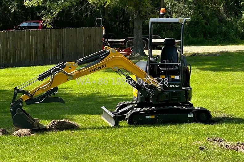 

digger 2.7ton excavator Yuchai U27 mini excavator with 4170mm Max digging height
