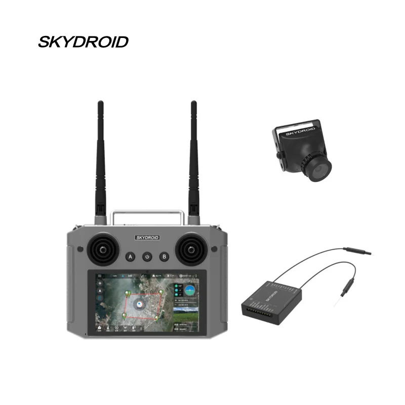 

Skydroid H12 Remote Control Agricultural Spray Drone Digital Image Control Three In One Android RC Drone Korea KC certification